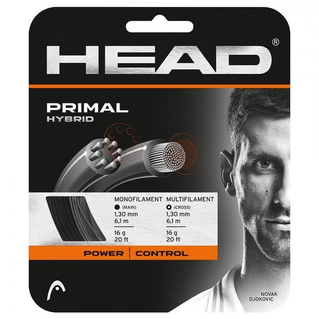 Corda para Raquete Tenis HEAD Primal Hybrid 1,30mm 16g Chumbo