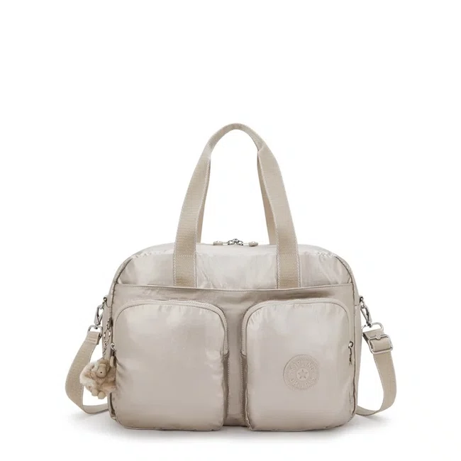 Sacola de Mão Kipling Defea XL Dourado