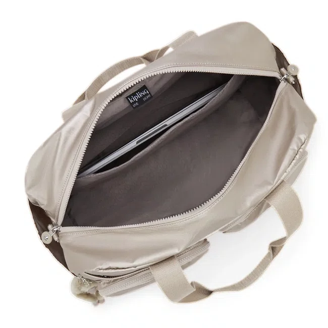 Sacola de Mão Kipling Defea XL Dourado