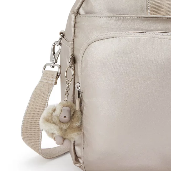Sacola de Mão Kipling Defea XL Dourado