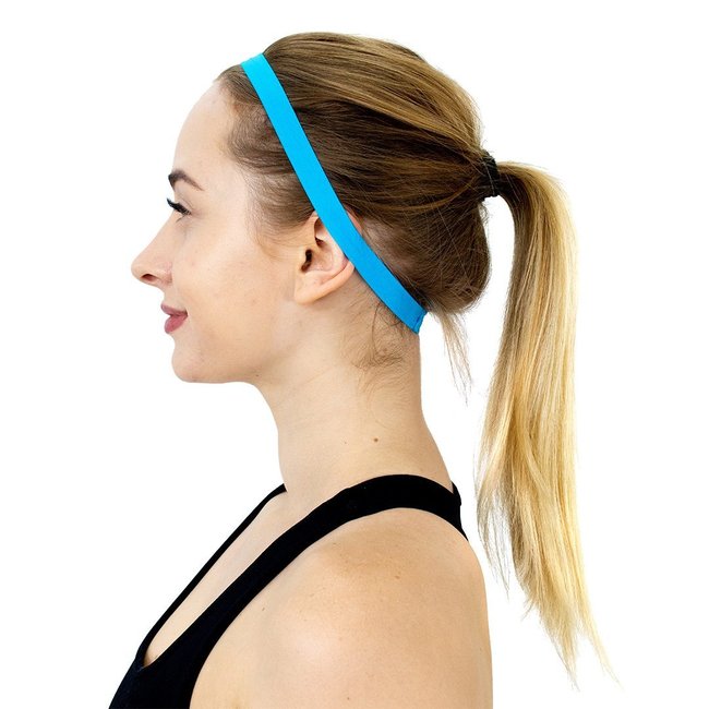 Faixa de Cabelo HUPI Kit 03 Branco Azul Cinza