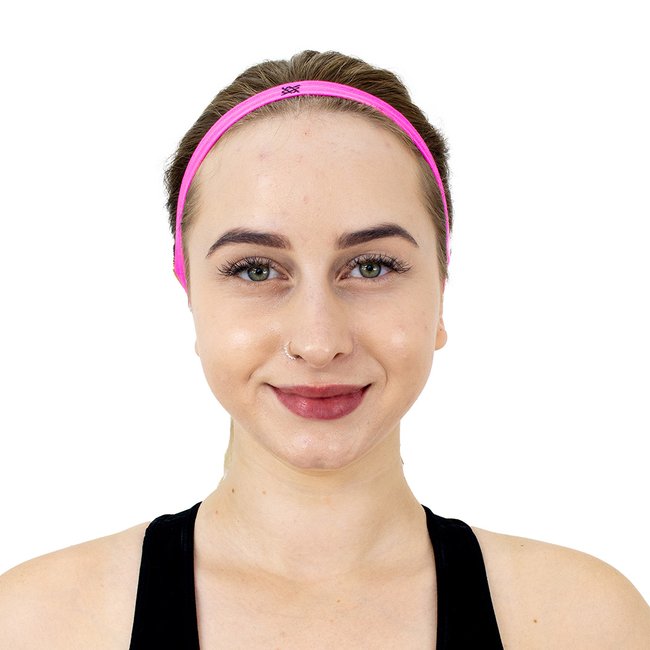 Faixa de Cabelo HUPI KIT 03 Pink/Pink/Cinza