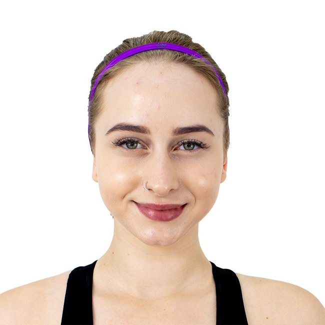 Faixa de Cabelo HUPI Kit 03 Roxo Cinza Verde