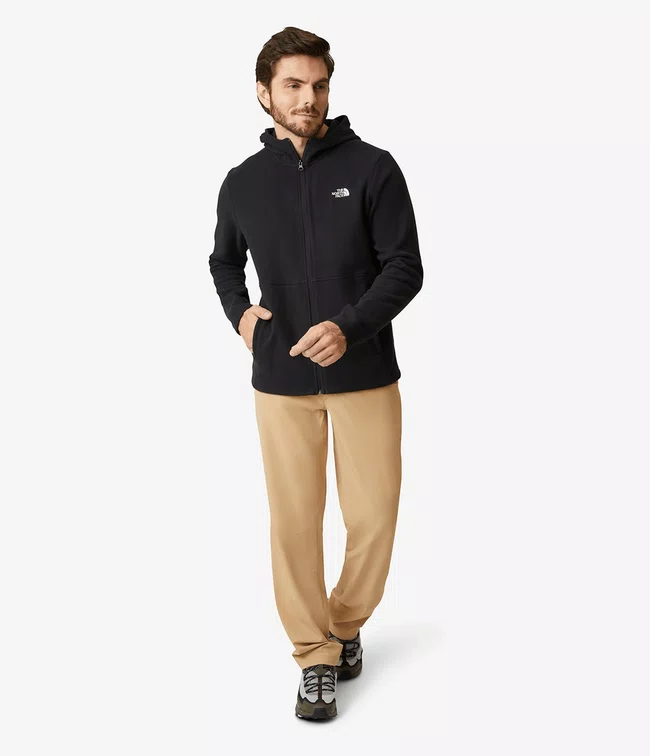 Fleece Masculino The North Face Glacier Com Capuz Preto