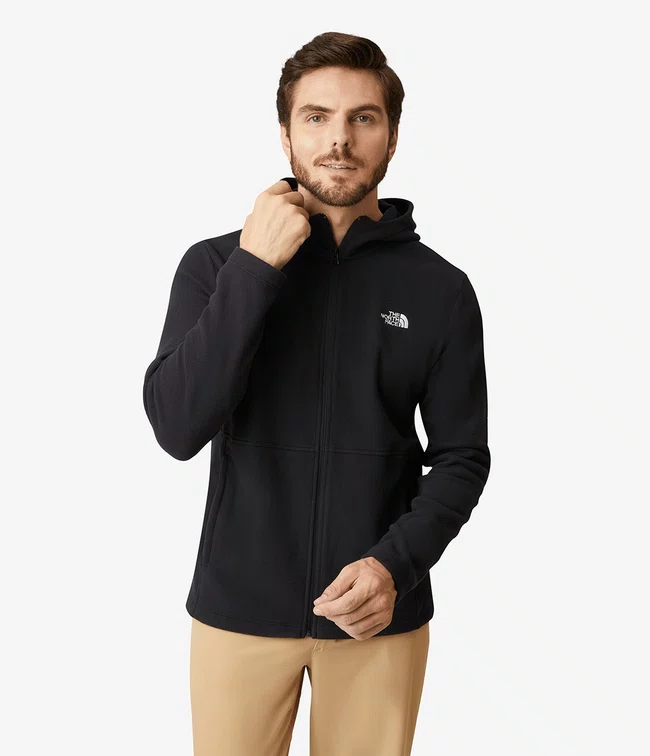 Fleece Masculino The North Face Glacier Com Capuz Preto