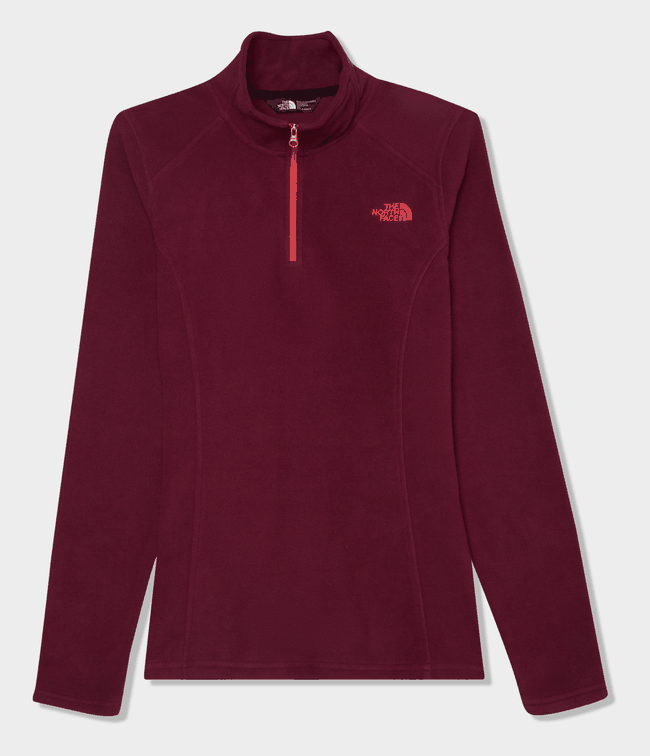 Fleece The North Face Feminino Glacier 1/4 Vinho