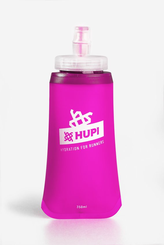 Garrafa Dobrável Soft Flash HUPI Rosa - 350ml