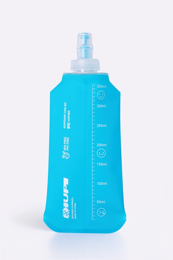 Garrafa Dobrável Soft Flask HUPI 350ml - Boca Pequena