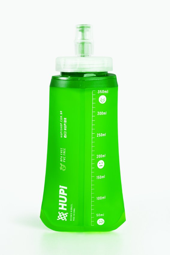 Garrafa Dobrável Soft Flask HUPI Verde - 350ml