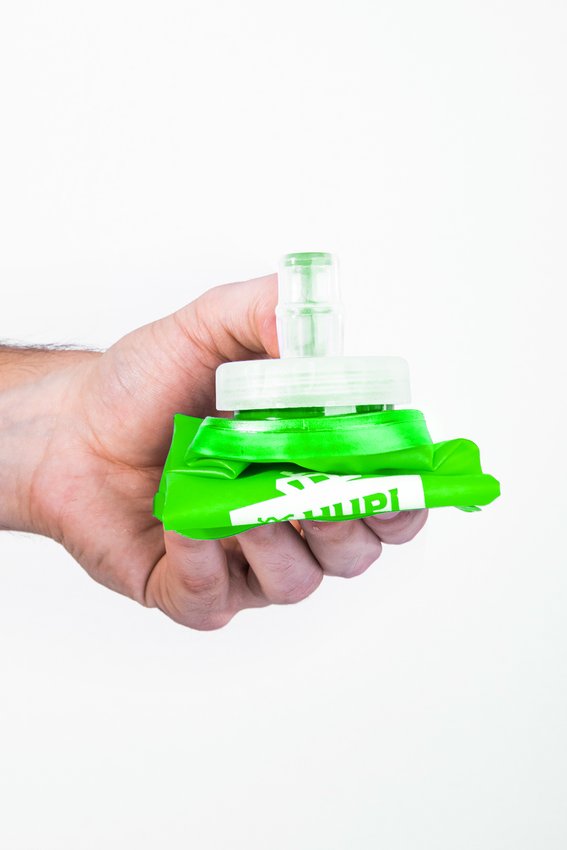 Garrafa Dobrável Soft Flask HUPI Verde - 350ml