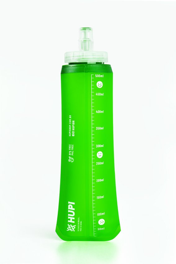 Garrafa Dobrável Soft Flask HUPI Verde - 500ml