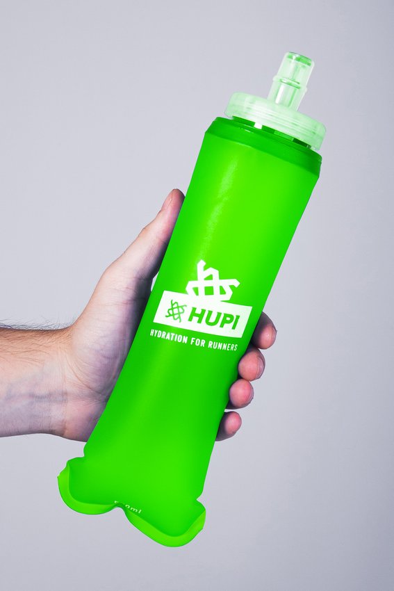 Garrafa Dobrável Soft Flask HUPI Verde - 500ml