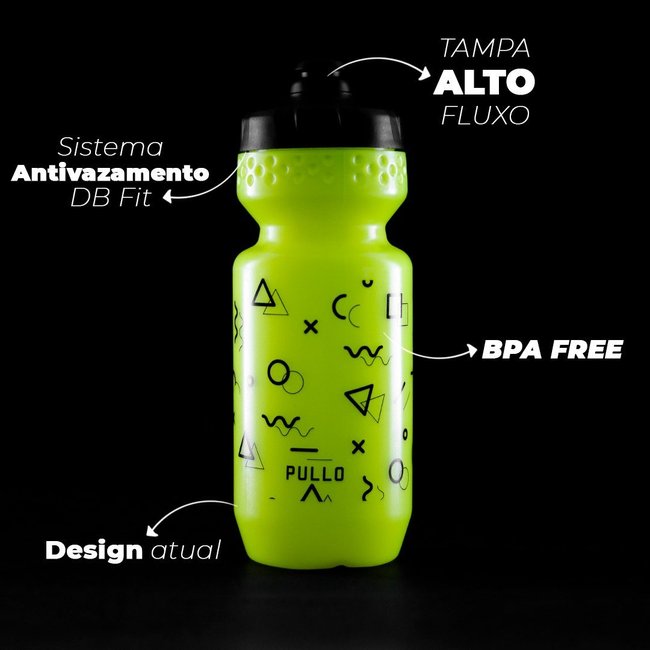 Garrafa Pullo Eureka Amarelo Neon 600ml