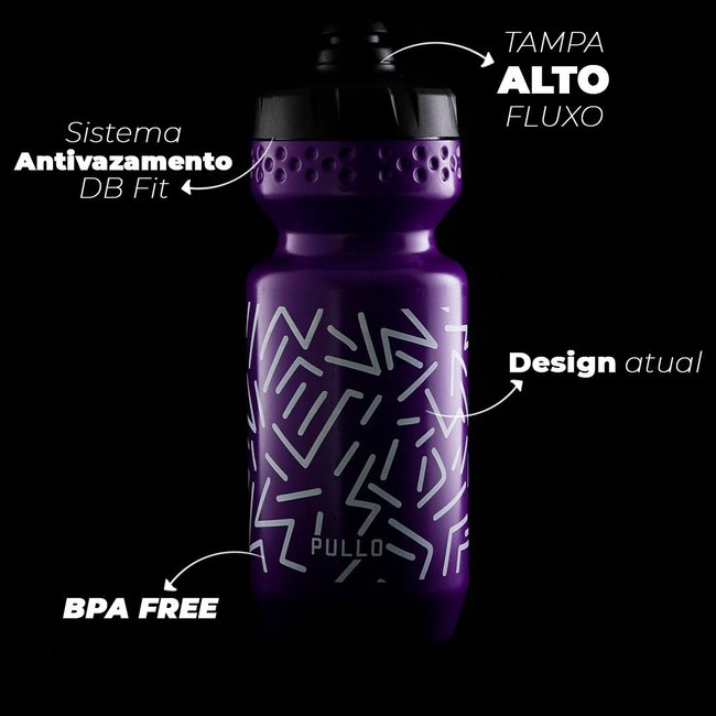Garrafa Pullo Kos Roxo 600ml