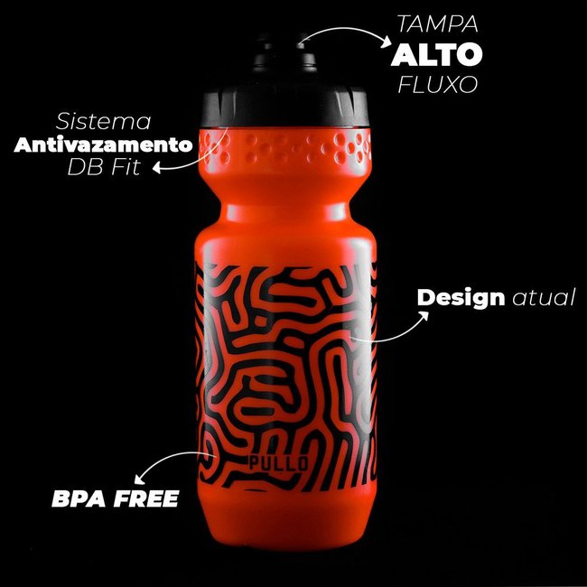 Garrafa Pullo Labirin Laranja 600ml