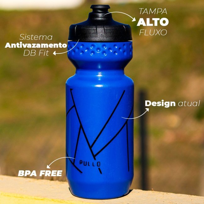 Garrafa Pullo Latta Azul 600ml