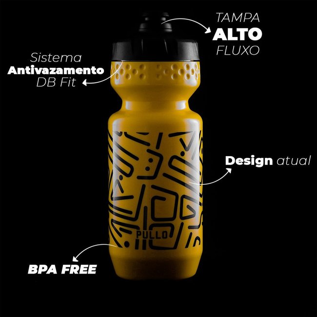 Garrafa Pullo Nazca Amarelo 600ml
