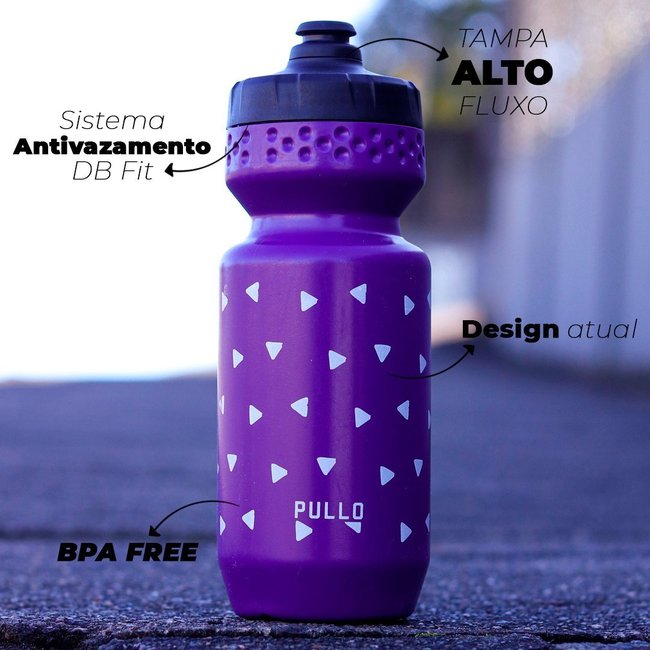 Garrafa Pullo Nuoli Roxo 600ml