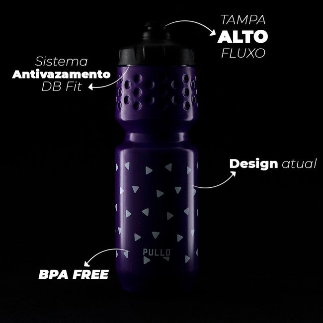 Garrafa Pullo Nuoli Roxo 750ml