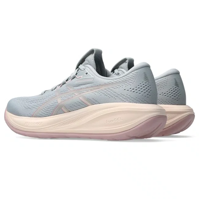 Tênis ASICS GEL-Cumulus 28 Feminino Cinza e Rosa