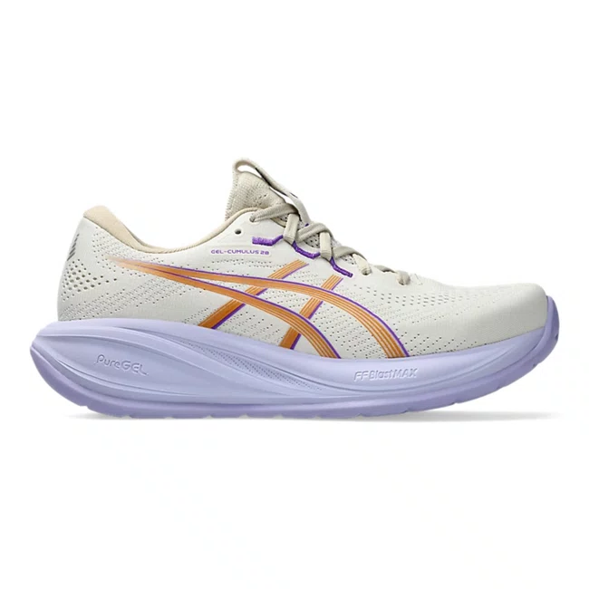 Tênis ASICS GEL-Cumulus 28 Feminino Bege e Lilás