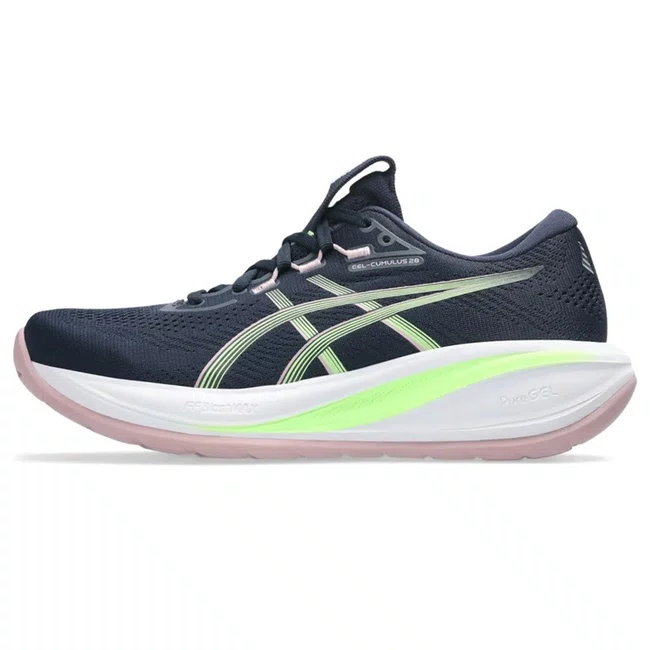 Tênis ASICS GEL-Cumulus 28 Feminino Azul e Verde