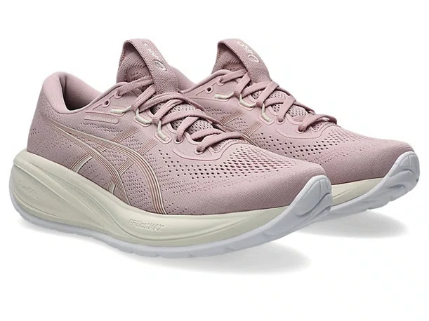 Tênis ASICS GEL-Cumulus 28 Feminino Bege e Rosa