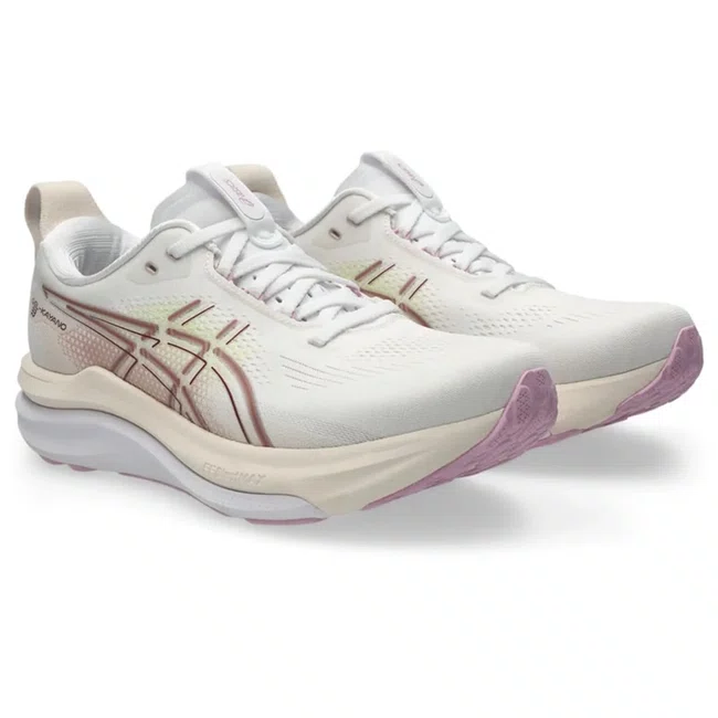 Tênis ASICS GEL-Kayano 33 Feminino Branco e Roxo