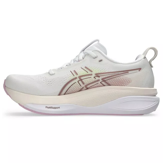 Tênis ASICS GEL-Kayano 33 Feminino Branco e Roxo