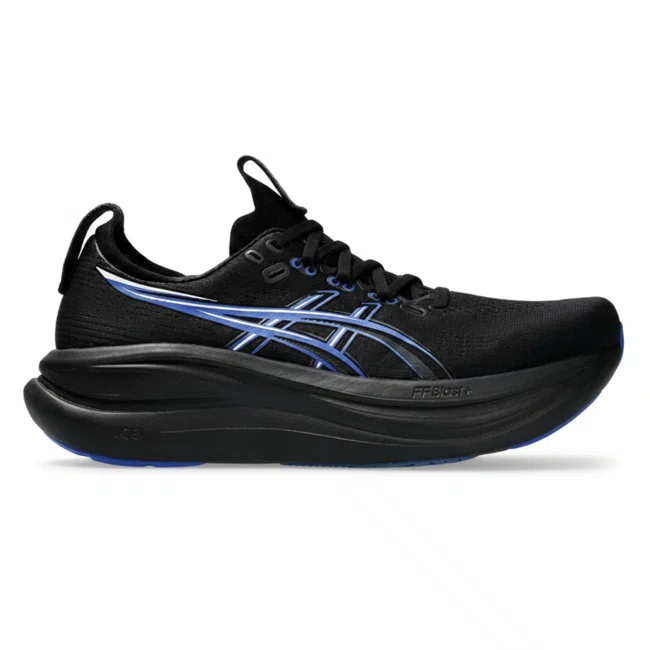 Tênis ASICS GEL-Nimbus 28 Masculino Preto e Azul