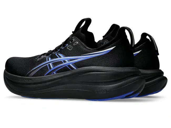 Tênis ASICS GEL-Nimbus 28 Masculino Preto e Azul