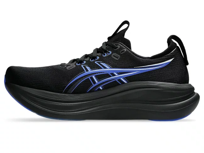 Tênis ASICS GEL-Nimbus 28 Masculino Preto e Azul