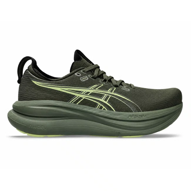 Tênis ASICS GEL-Nimbus 28 Masculino Verde Militar