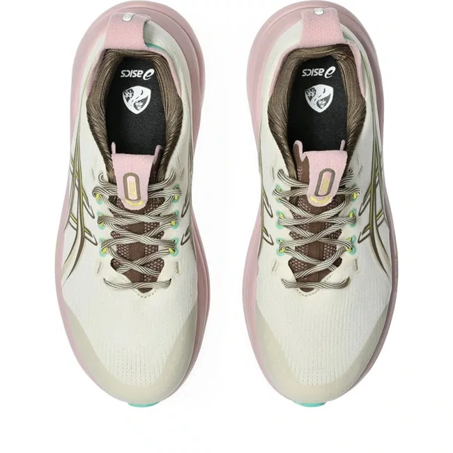 Tênis ASICS GEL-Nimbus 28 Feminino Cinza e Marrom