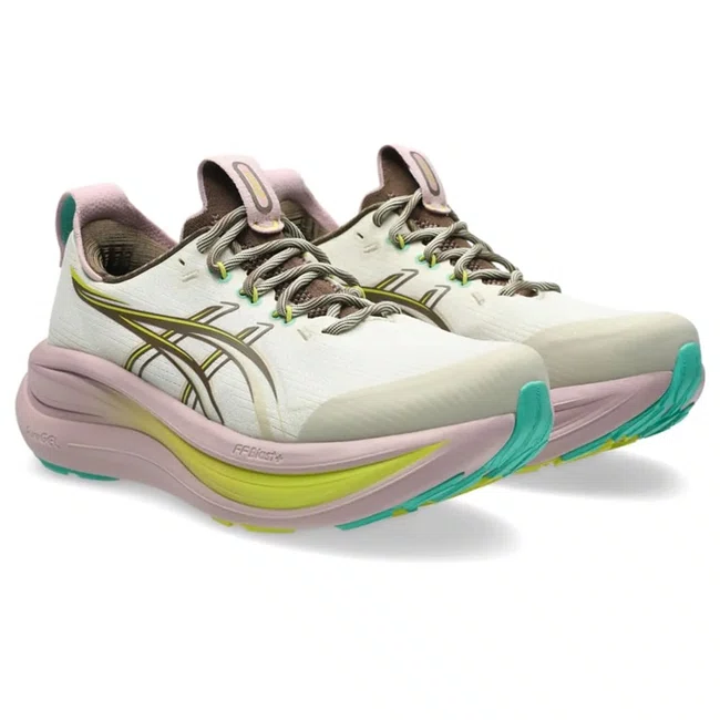 Tênis ASICS GEL-Nimbus 28 Feminino Cinza e Marrom