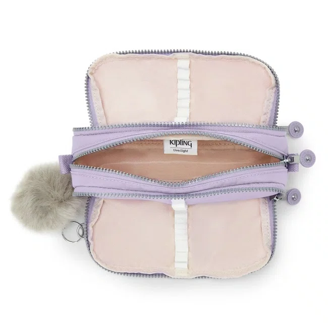 Estojo Kipling Gitroy Lilás