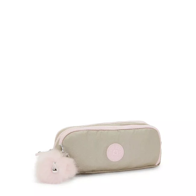 Estojo Kipling Gitroy Dourado