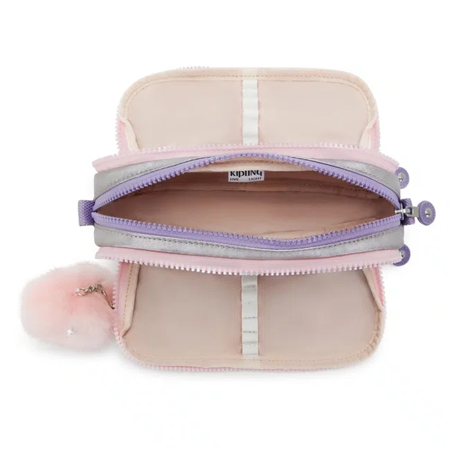 Estojo Kipling Gitroy Prata