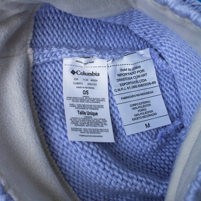 Gorro Columbia Cascade Peak II Snowdrift Lilás