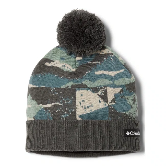 Gorro Columbia Polar Powder II Beanie Cinza/Azul