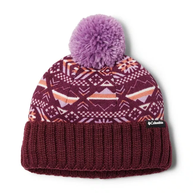Gorro Columbia Sweater Weather Pom Roxo