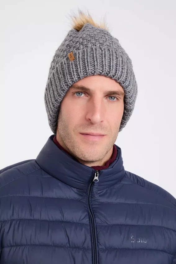 Gorro Solo Crystal Cinza