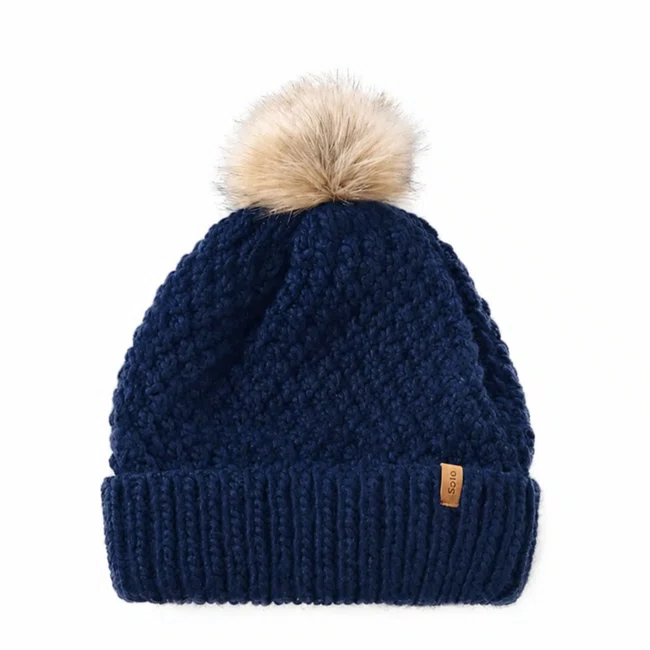 Gorro Solo Crystal Azul Marinho