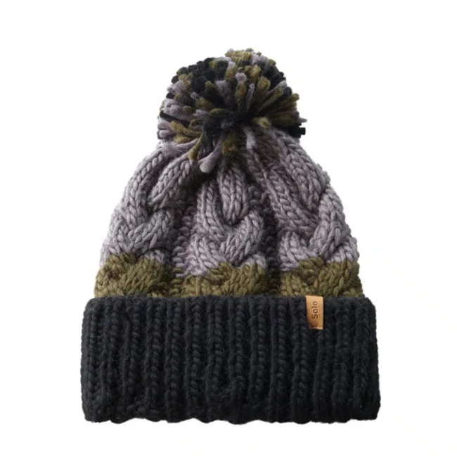 Gorro Solo Pine Tree Verde e Cinza