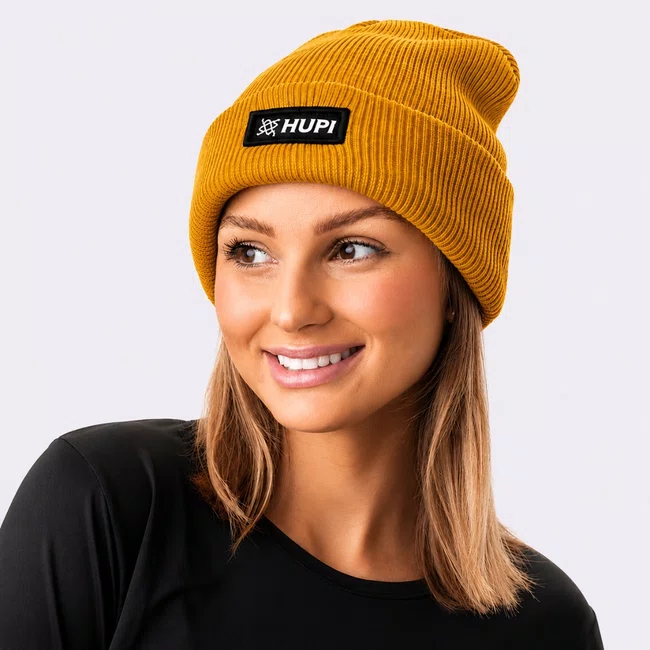 Gorro HUPI Tradicional Amarelo Mostarda