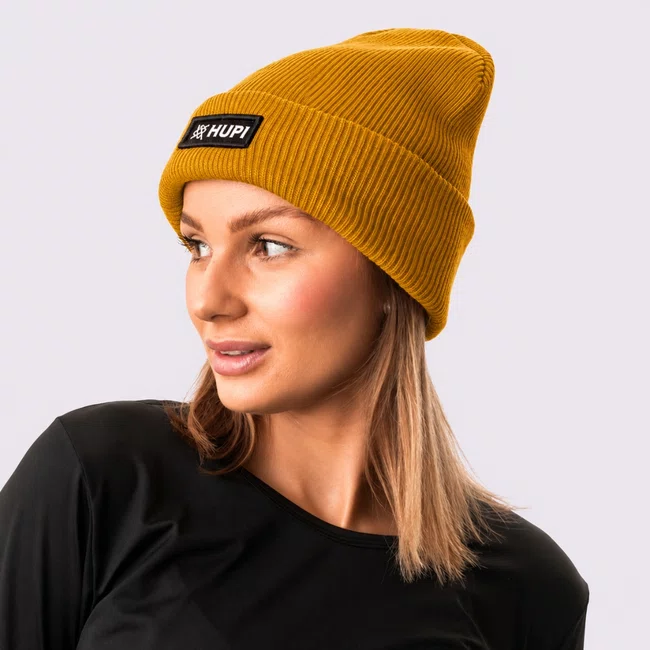 Gorro HUPI Tradicional Amarelo Mostarda