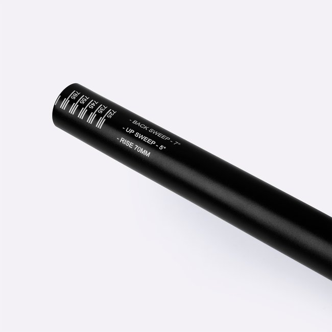 Guidão HUPI PUB Rise 70 31.8MM - Preto