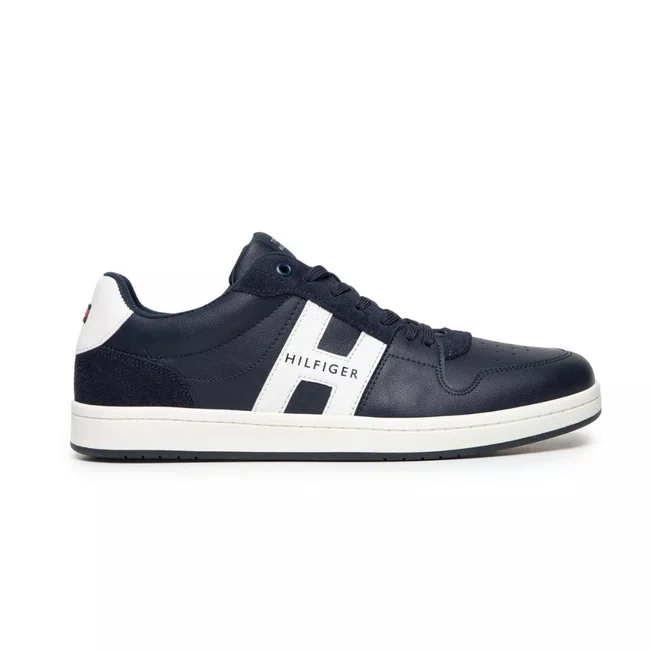 Tênis H Low Cut Lace Up Sneaker Masculino Azul