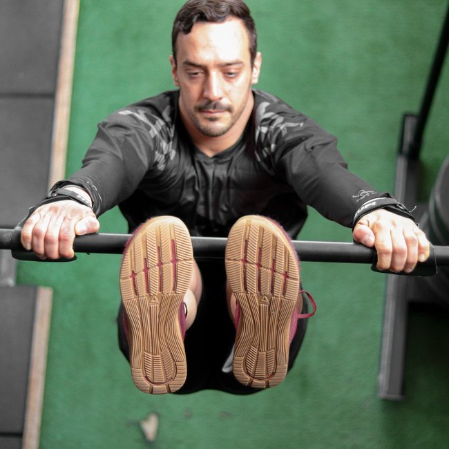 Luva de Crossfit Hand Grip HUPI Power Tech Evo