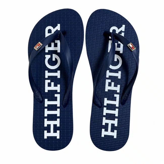 Chinelo Tommy Hilfiger Strap Beach Feminino Azul Marinho